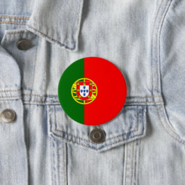 Bóton Redondo 7.62cm Bandeira Portuguesa (Portugal)