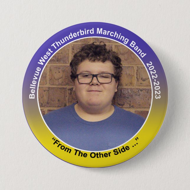 Bóton Redondo 7.62cm Bass Clarinet Alexander 9 (Frente)