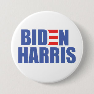 Bóton Redondo 7.62cm Biden / Harris