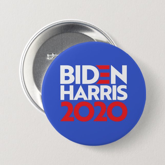 BÓTON REDONDO 7.62CM BIDEN HARRIS 2020 (Frente & Verso)