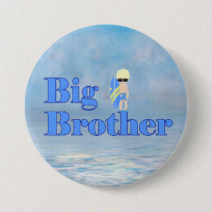 Bóton Redondo 7.62cm Big Brother Surfer Boy Sibling