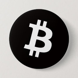 Bóton Redondo 7.62cm Bitcoin Pin Button (Large)