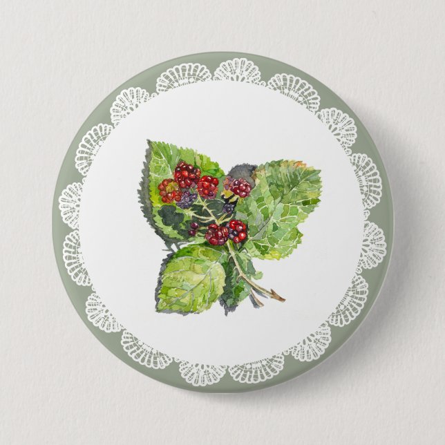 Bóton Redondo 7.62cm BlackBerry (Frente)