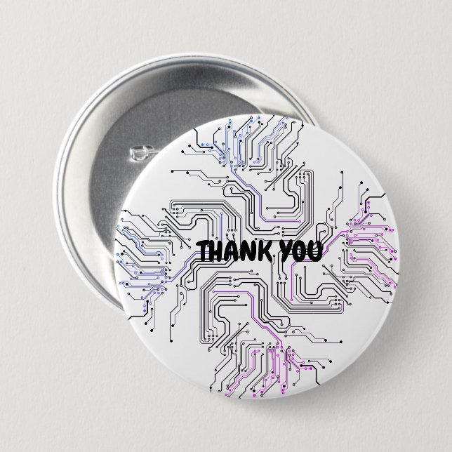 Bóton Redondo 7.62cm Botão (Frente & Verso)