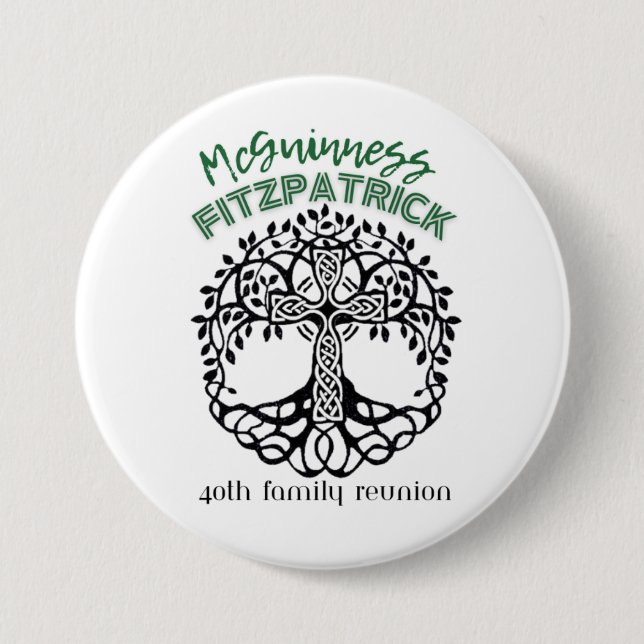 Bóton Redondo 7.62cm botão (Frente)