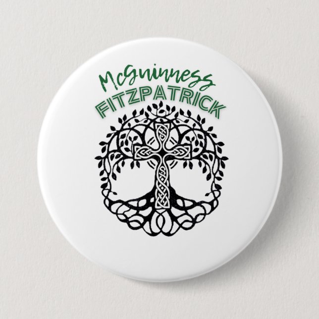 Bóton Redondo 7.62cm botão (Frente)