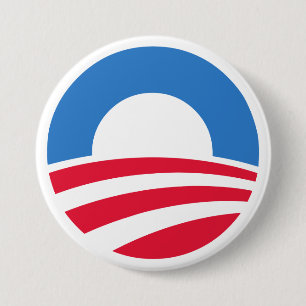 Bóton Redondo 7.62cm Botão 2012 do logotipo de Obama