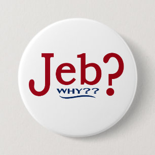 Bóton Redondo 7.62cm Botão 2016 da paródia de Jeb Bush