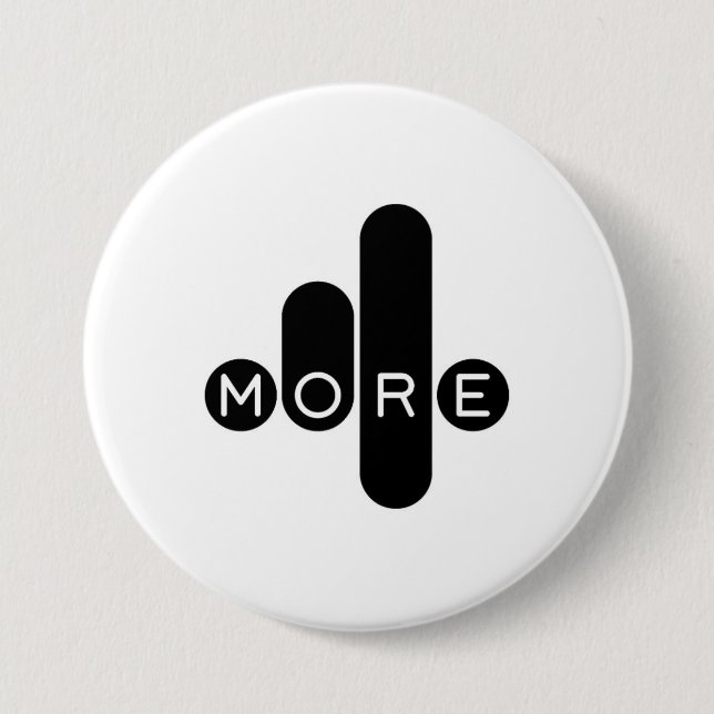 Bóton Redondo 7.62cm Botão azul da liberdade financeira (Frente)