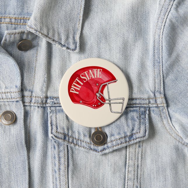 Bóton Redondo 7.62cm Botão Capacete do Estado de Intensidade (In Situ)