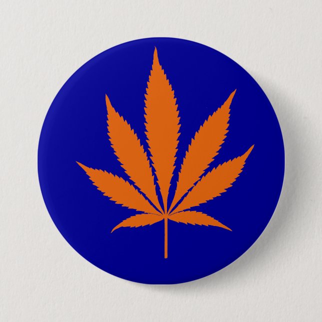 Bóton Redondo 7.62cm Botão da folha do pote W20 (Frente)