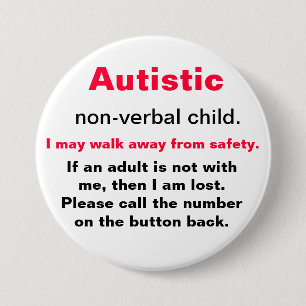 Bóton Redondo 7.62cm Botão da segurança