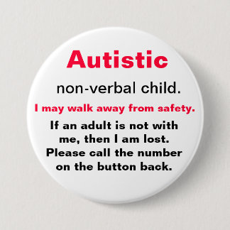 Bóton Redondo 7.62cm Botão da segurança