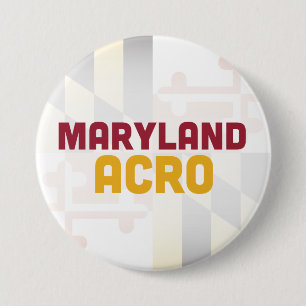 Bóton Redondo 7.62cm Botão de ação de Maryland