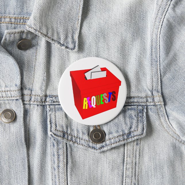 Bóton Redondo 7.62cm Botão de Caixa de Solicitação (Criador carregado)
