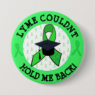 Bóton Redondo 7.62cm Botão de Graduação Orgulhoso Lyme
