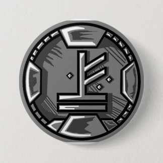 Bóton Redondo 7.62cm Botão de Mudalfaen