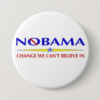 Bóton Redondo 7.62cm Botão de NoBama