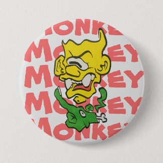 Bóton Redondo 7.62cm Botão de pata do macaco