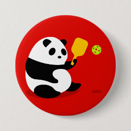 Bóton Redondo 7.62cm Botão de Pickleball: De "panda Pickleball "