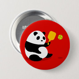Bóton Redondo 7.62cm Botão de Pickleball: De "panda Pickleball "