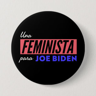 Bóton Redondo 7.62cm Botão de Redondo para Joe Biden Feminista