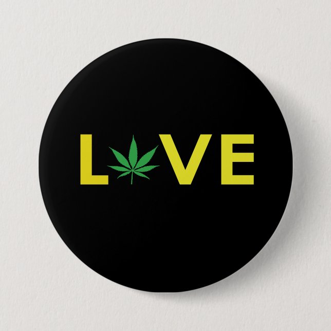 Bóton Redondo 7.62cm Botão de um amor de 3 polegadas (Frente)