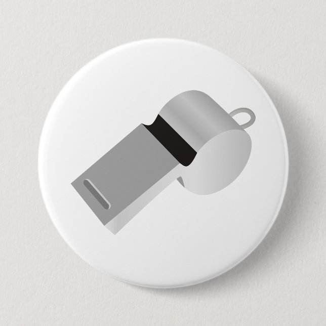 Bóton Redondo 7.62cm Botão do assobio dos árbitros (Frente)