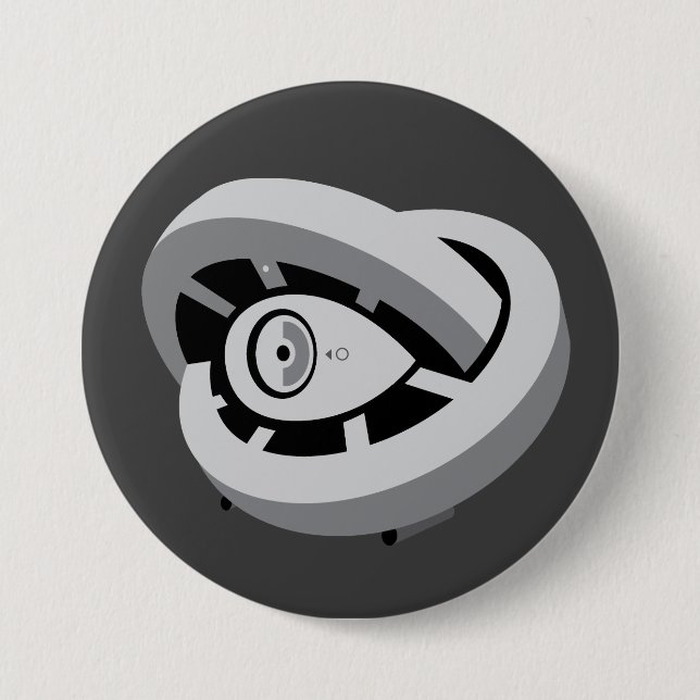 Bóton Redondo 7.62cm Botão do barco salva-vidas (Frente)