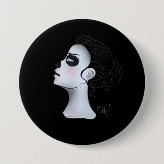 Bóton Redondo 7.62cm Botão do diabo