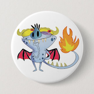 Bóton Redondo 7.62cm Botão do diabo