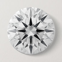 Botão Elegante Inspirado em Diamante de 3" - Desig