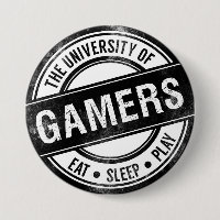 Botão Engraçado da Universidade dos Gamers