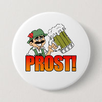 Botão Grande Cerveja do Prost Lederhosen Alemão