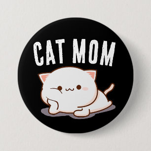 BÓTON REDONDO 7.62CM BOTÃO GRANDE DA MOM CAT