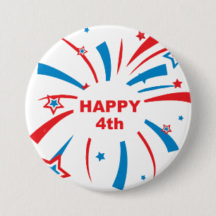 Bóton Redondo 7.62cm Botão grande redondo de 3 polegadas