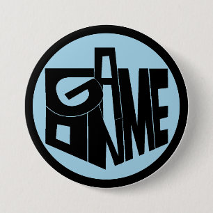 Bóton Redondo 7.62cm Botão Hanukkah, Jogo no Sonho Negro