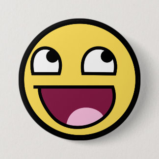 Bóton Redondo 7.62cm botão impressionante