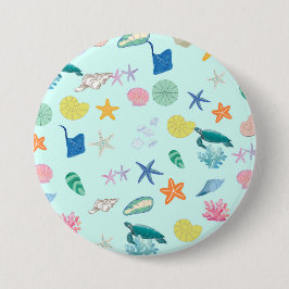 Bóton Redondo 7.62cm Botão Mágico Marinho