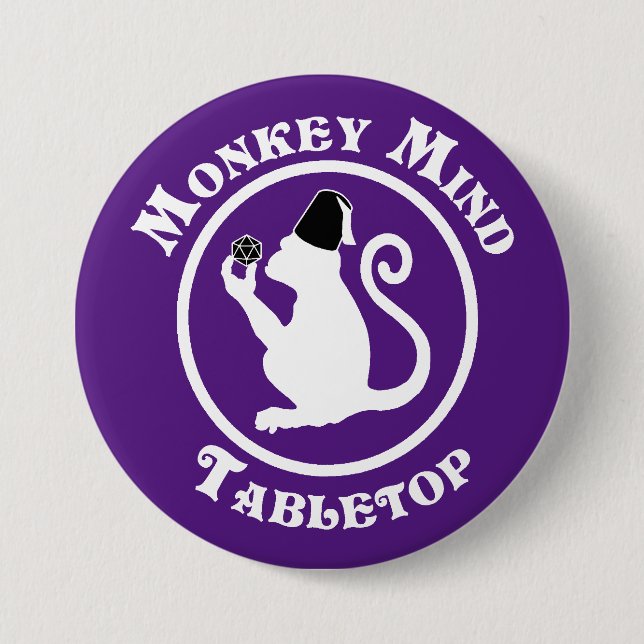 Bóton Redondo 7.62cm Botão MMT (Frente)