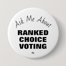 Bóton Redondo 7.62cm Botão Perguntar-me sobre RCV