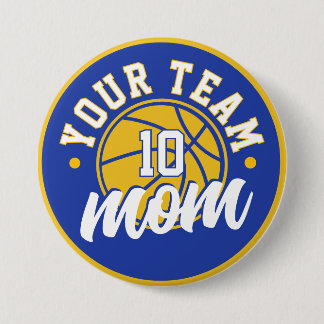 Bóton Redondo 7.62cm Botão Personalizado de Mãe de Basquete