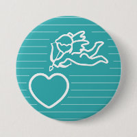 Botão personalizado Greves de Cupido
