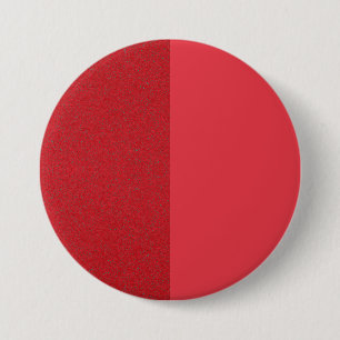 Bóton Redondo 7.62cm Botão Pin-Back Vermelho De Tomate Dual-Tone - Pers