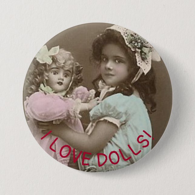 Bóton Redondo 7.62cm Botão Redondo, Botão de 3 Polegadas (Frente)