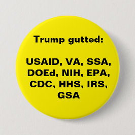 Bóton Redondo 7.62cm Botão redondo de 3 polegadas