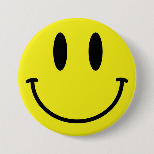 Bóton Redondo 7.62cm Botão Rosto