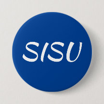 Botão SISU (Redondo; Azul; Botão Finlandês)