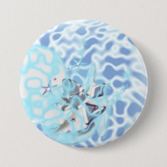 Bóton Redondo 7.62cm Botão Vento (Frente)