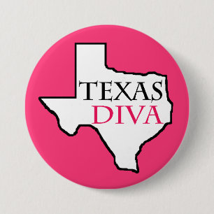 Bóton Redondo 7.62cm Botões da diva de Texas